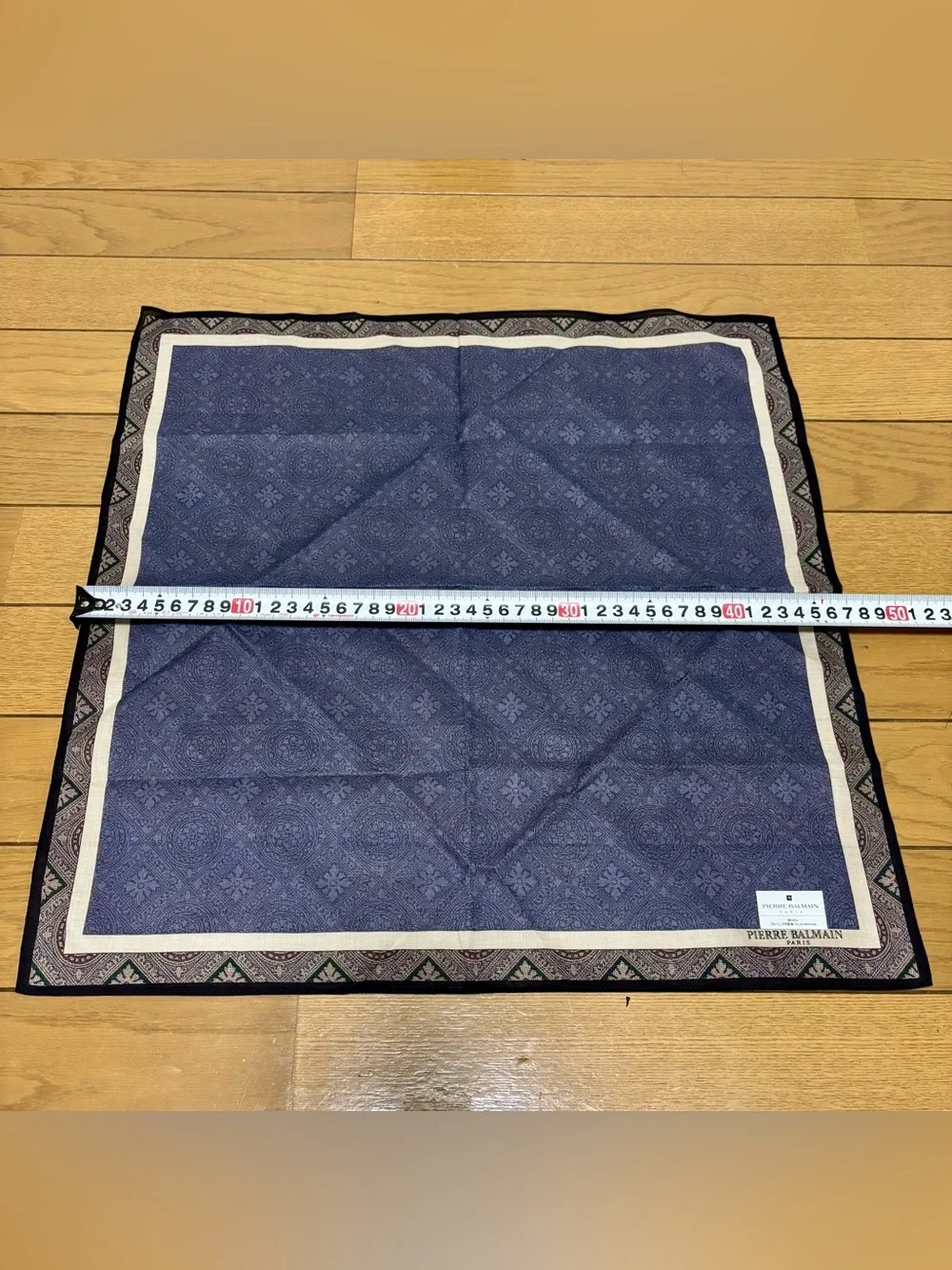 Pierre Balmain Paris Multicolor Unisex Handkerchief/Bandana/Scarf 47cm 18.5”
